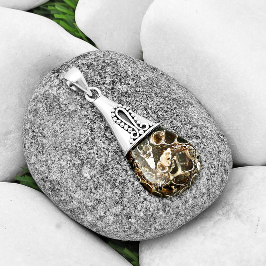 Natural Turtella Jasper - USA Pendant P-1139 SDP136713