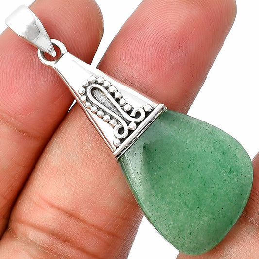 Natural Green Aventurine Pendant P-1139 SDP136718