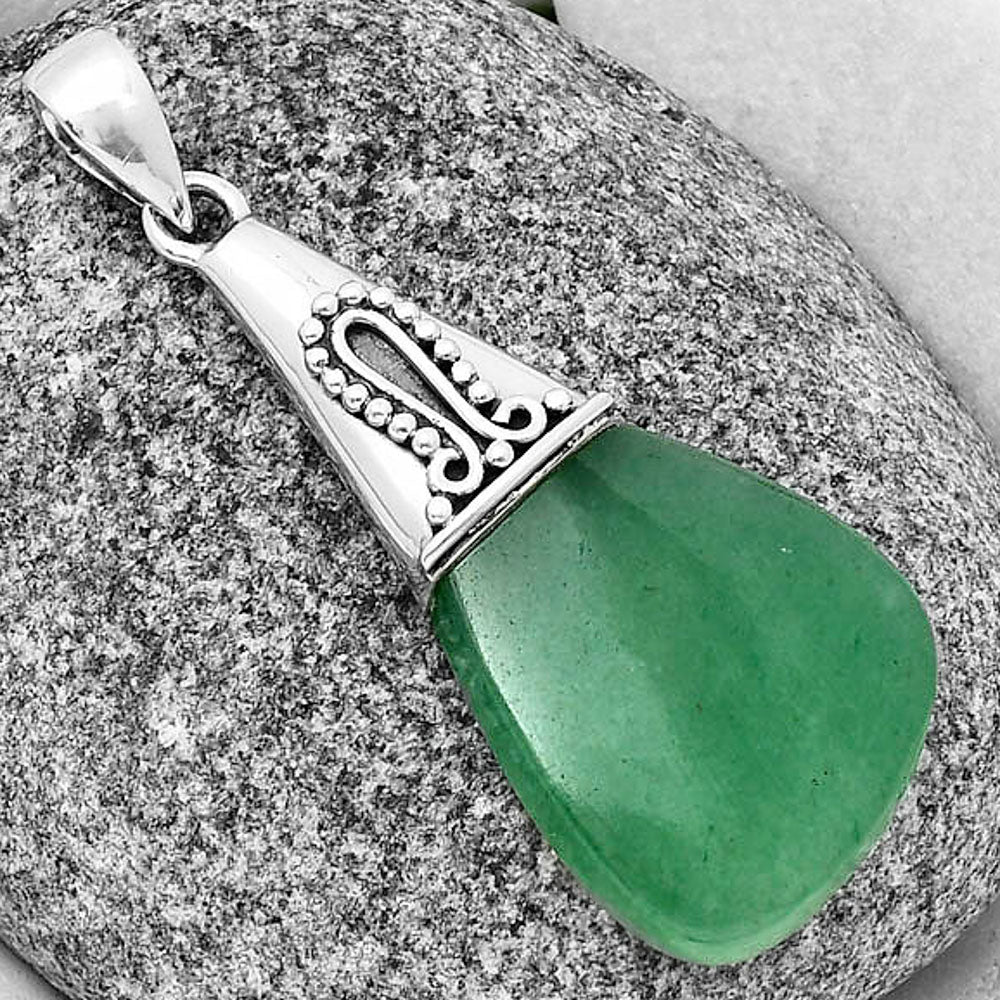 Natural Green Aventurine Pendant P-1139 SDP136718