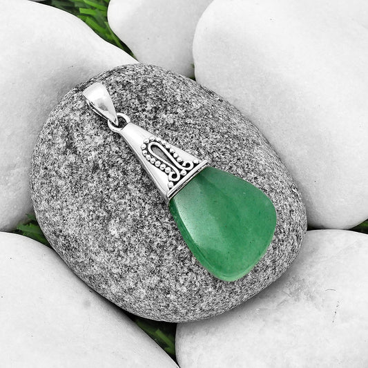 Natural Green Aventurine Pendant P-1139 SDP136718