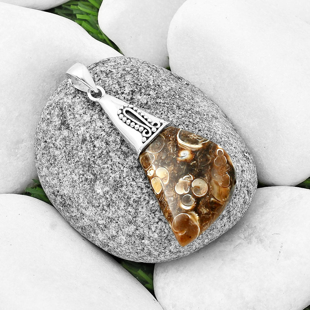 Natural Turtella Jasper - USA Pendant P-1139 SDP136719
