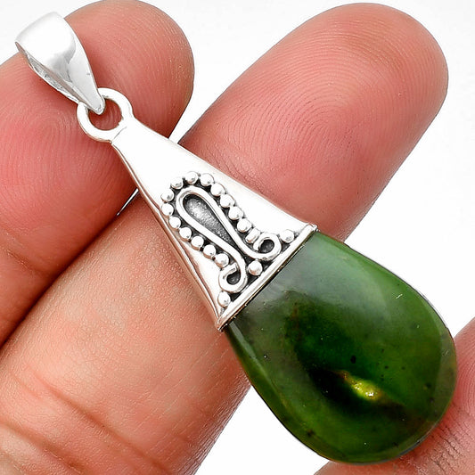 Natural Chrome Chalcedony Pendant P-1139 SDP136733
