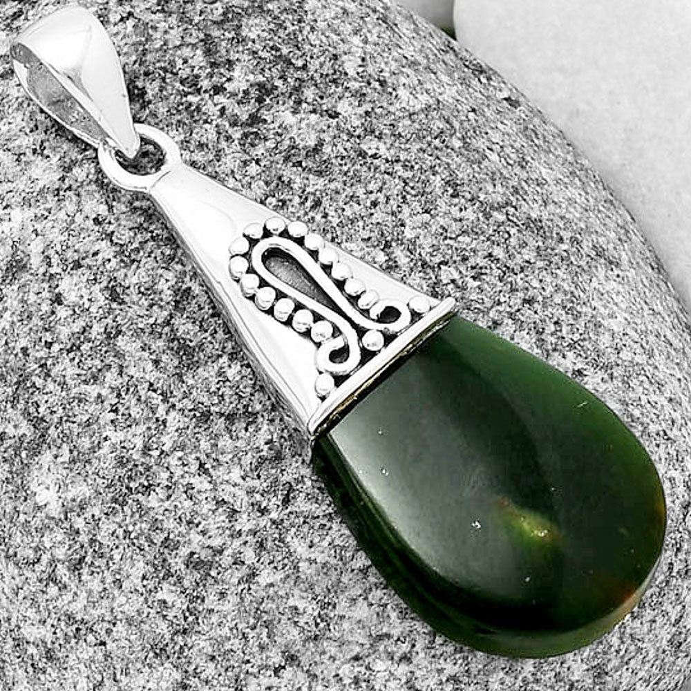 Natural Chrome Chalcedony Pendant P-1139 SDP136733