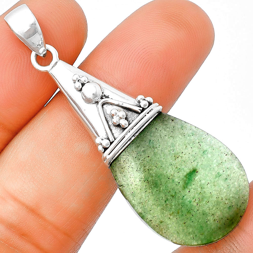 Natural Green Aventurine Pendant P-1139 SDP136739
