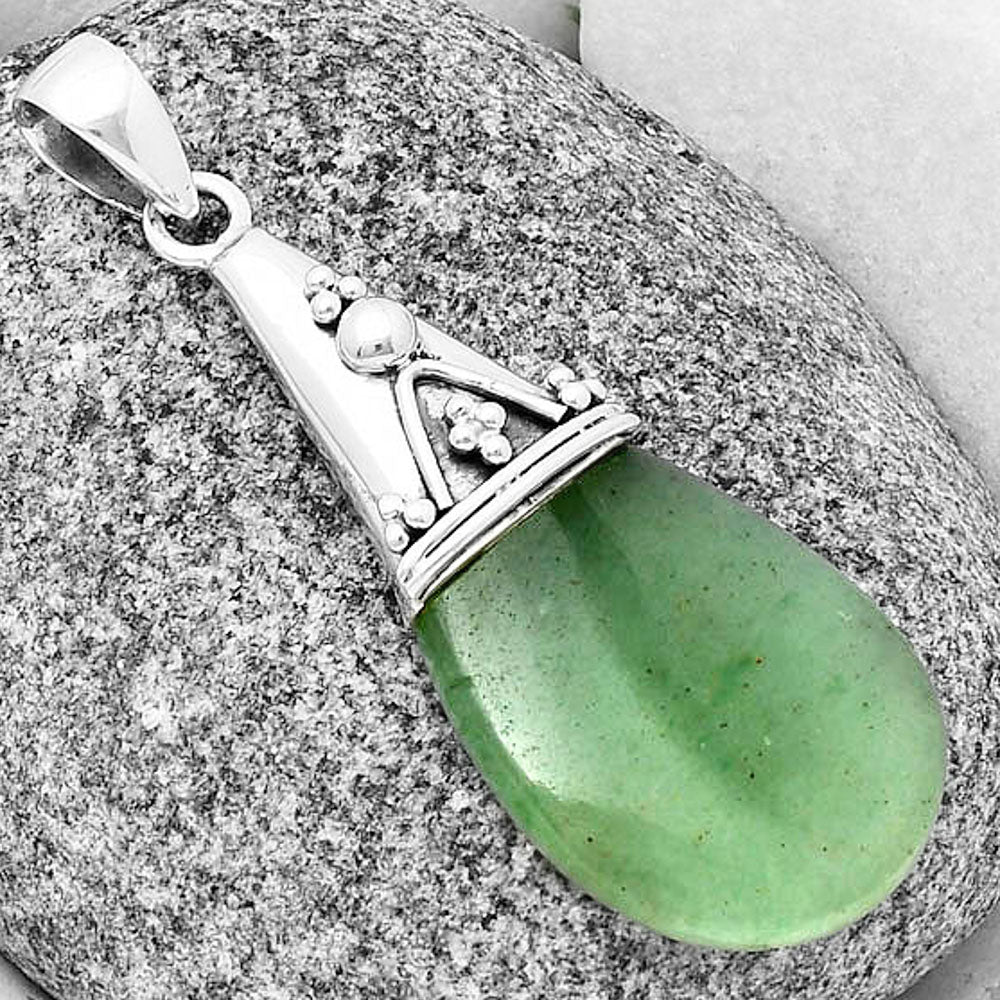 Natural Green Aventurine Pendant P-1139 SDP136739