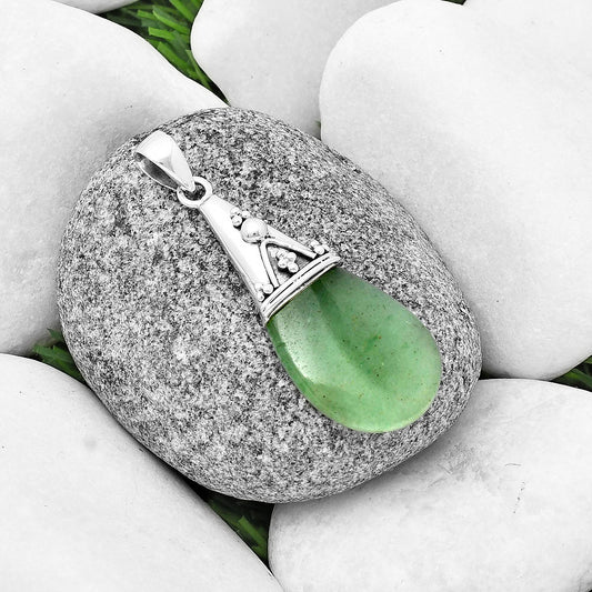 Natural Green Aventurine Pendant P-1139 SDP136739