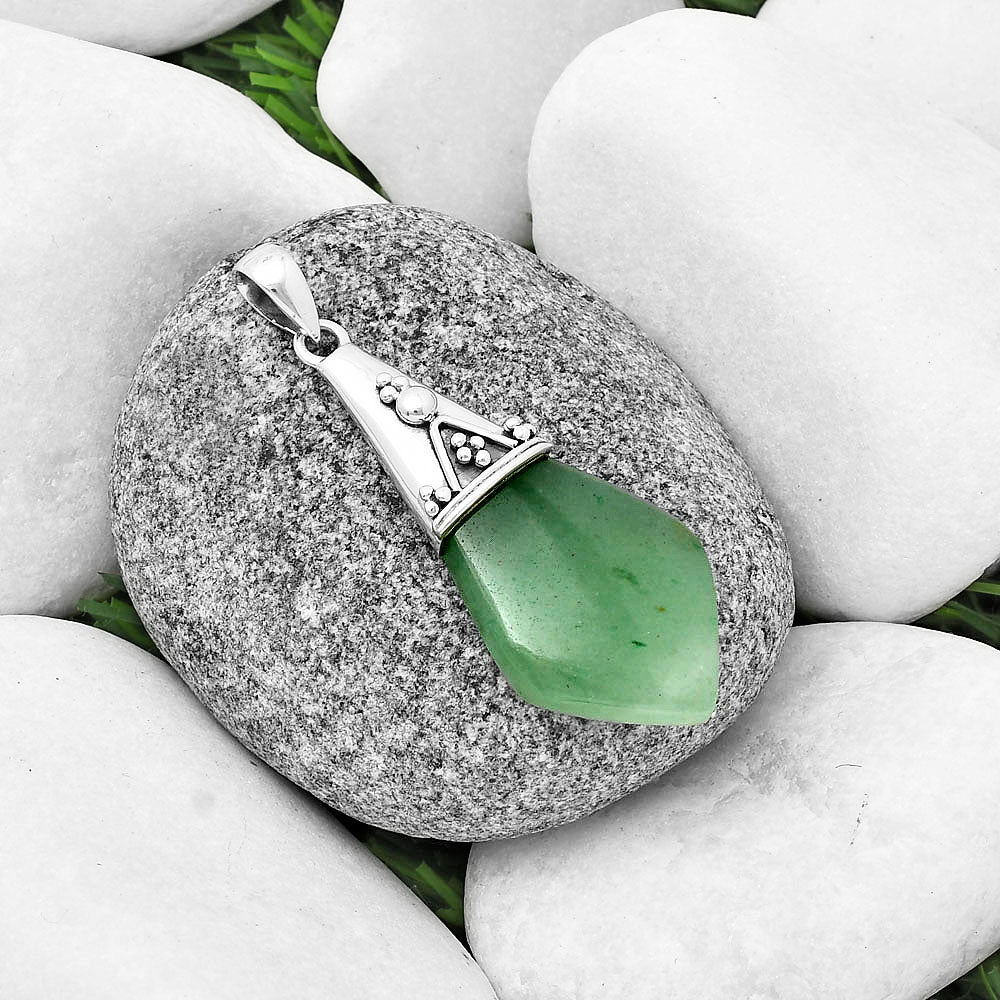 Natural Green Aventurine Pendant P-1139 SDP136759