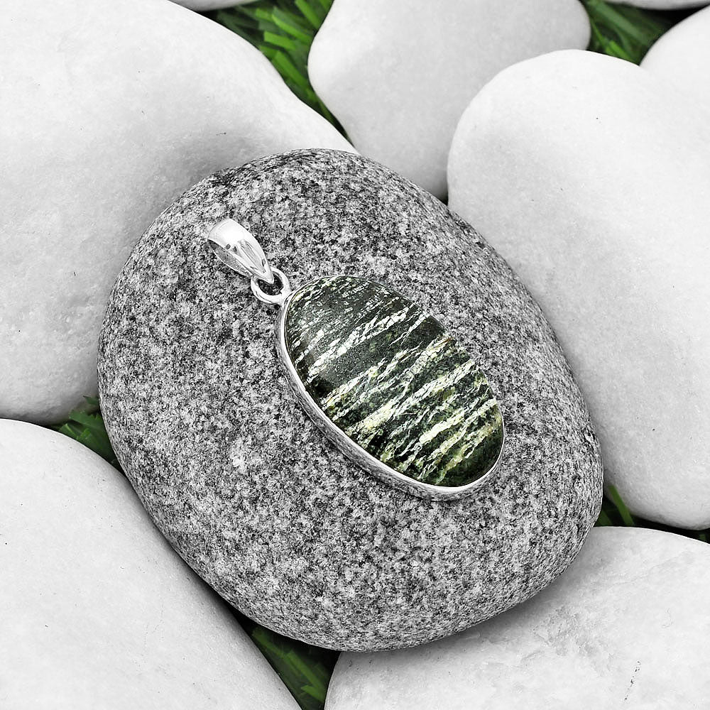 Natural Chrysotile Pendant P-1001 SDP136821