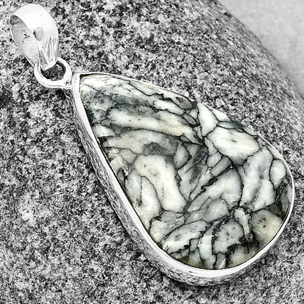 Natural Pinolith Stone Pendant P-1001 SDP136921