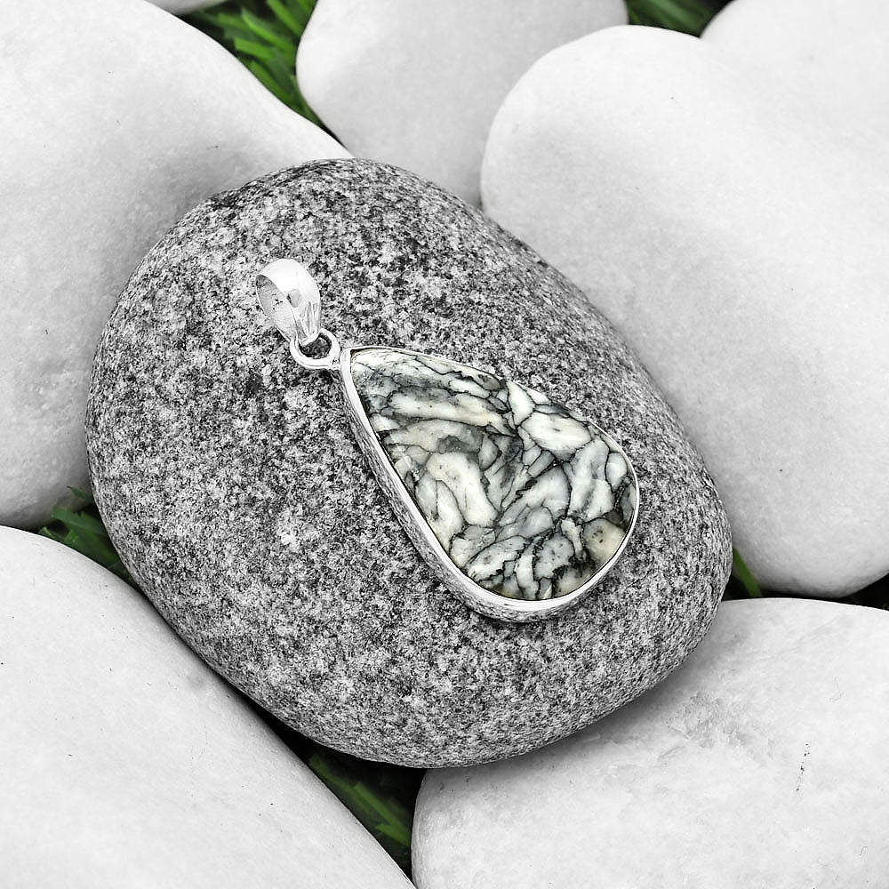 Natural Pinolith Stone Pendant P-1001 SDP136921