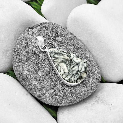 Natural Pinolith Stone Pendant P-1001 SDP136921