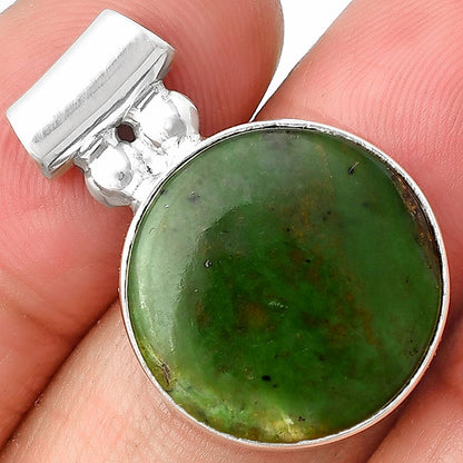 Natural Chrome Chalcedony Pendant P-1259 SDP137058