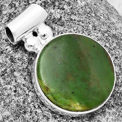 Natural Chrome Chalcedony Pendant P-1259 SDP137058