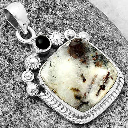 Astrophyllite - Russia & Black Onyx Pendant P-1616 SDP137080