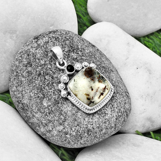 Astrophyllite - Russia & Black Onyx Pendant P-1616 SDP137080