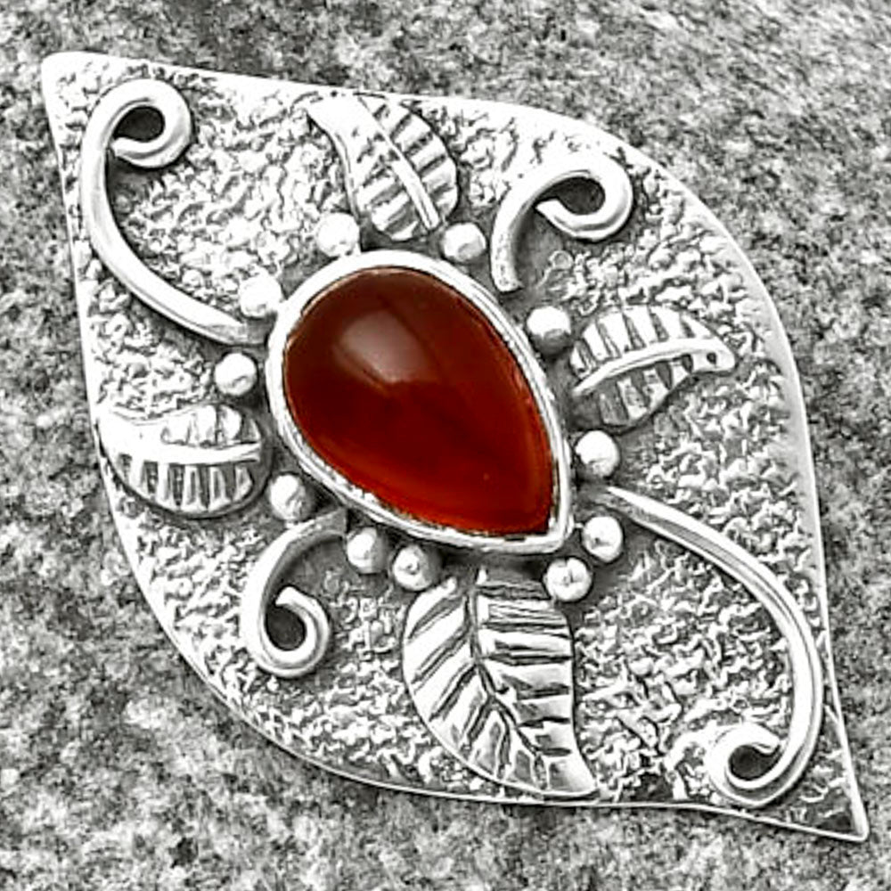 Natural Carnelian Pendant P-1518 SDP137181