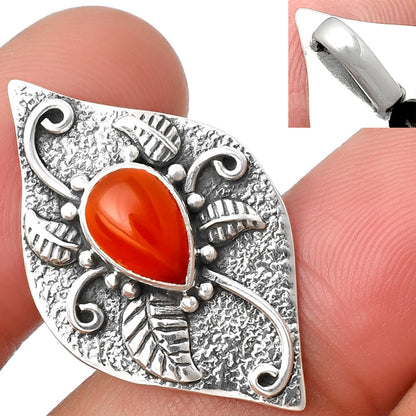 Natural Carnelian Pendant P-1518 SDP137188