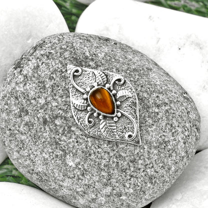 Natural Tiger Eye - Africa Pendant P-1518 SDP137191