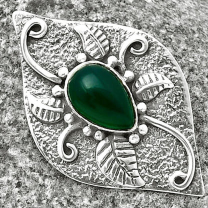 Natural Green Onyx Pendant P-1518 SDP137194