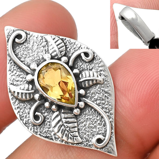 Natural Citrine Pendant P-1518 SDP137196