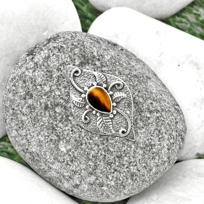 Natural Tiger Eye - Africa Pendant P-1518 SDP137197