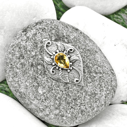 Natural Citrine Pendant P-1518 SDP137201