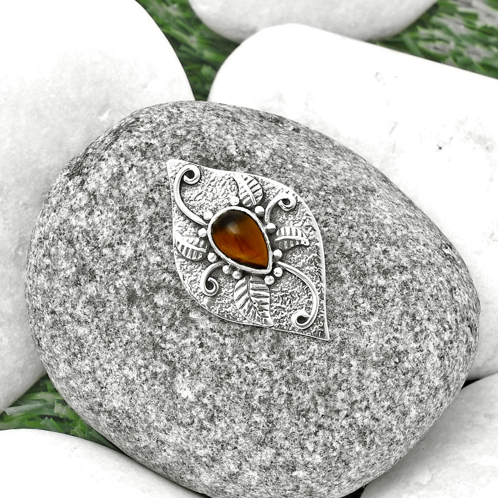 Natural Tiger Eye - Africa Pendant P-1518 SDP137204