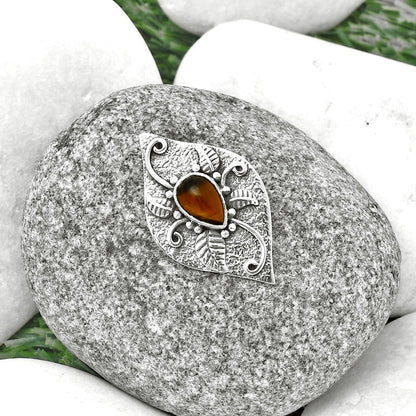 Natural Tiger Eye - Africa Pendant P-1518 SDP137204