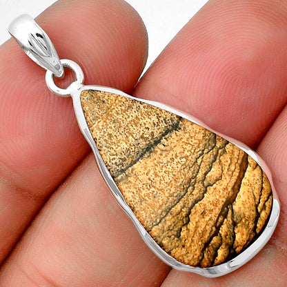 Natural Picture Jasper Pendant P-1110 SDP137323