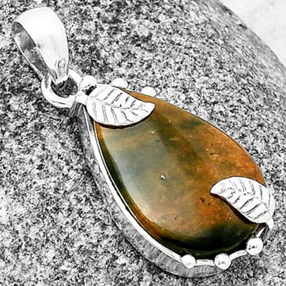Natural Chrome Chalcedony Pendant P-1226 SDP137618