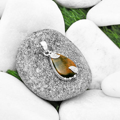 Natural Chrome Chalcedony Pendant P-1226 SDP137618