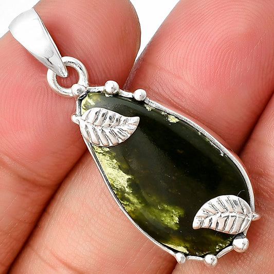 Natural Chrome Chalcedony Pendant P-1226 SDP137620