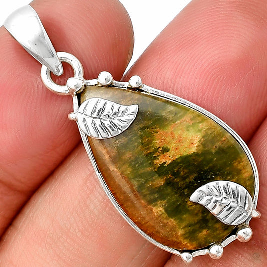 Natural Chrome Chalcedony Pendant P-1226 SDP137640