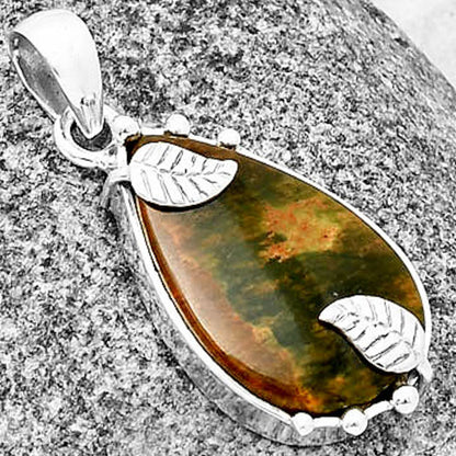 Natural Chrome Chalcedony Pendant P-1226 SDP137640