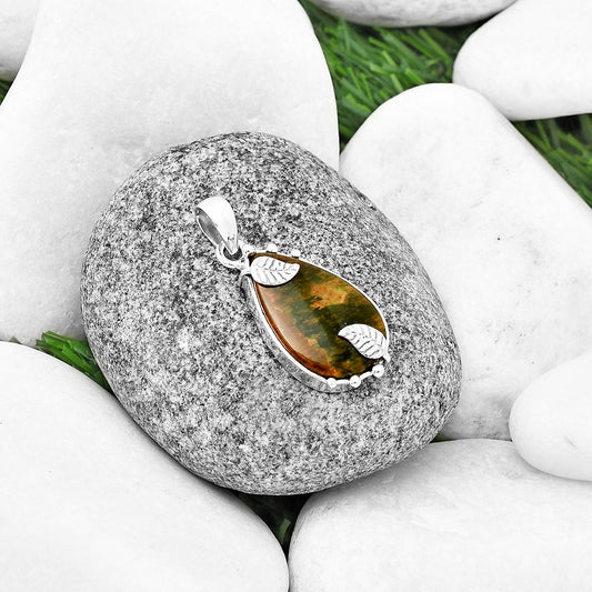 Natural Chrome Chalcedony Pendant P-1226 SDP137640