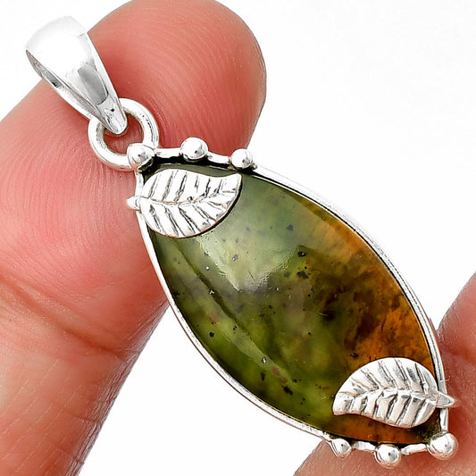 Natural Chrome Chalcedony Pendant P-1226 SDP137641
