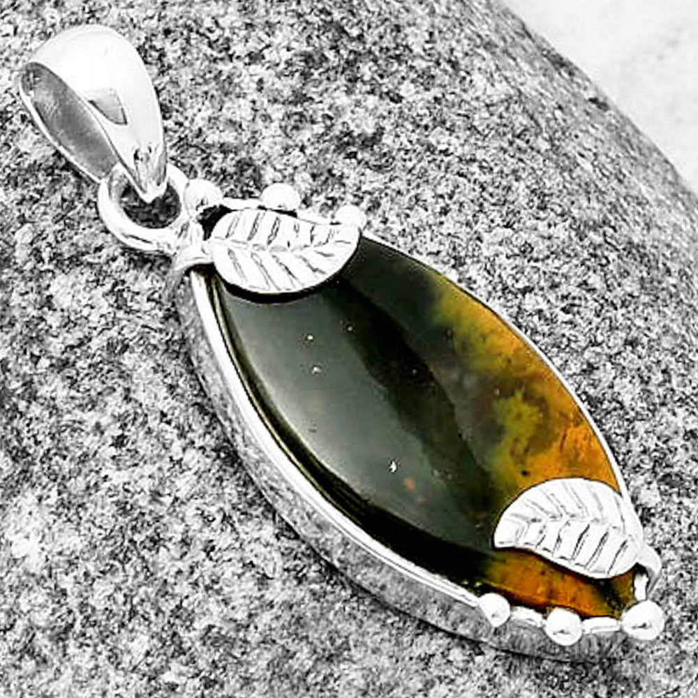 Natural Chrome Chalcedony Pendant P-1226 SDP137641