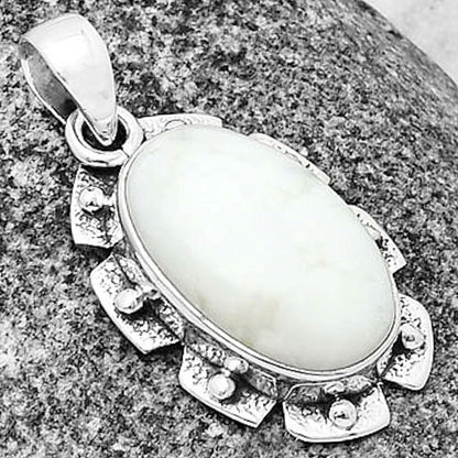 Natural White Opal Pendant P-1485 SDP137674