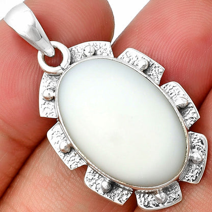 Natural White Opal Pendant P-1485 SDP137676