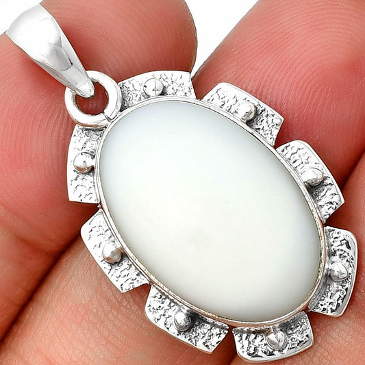 Natural White Opal Pendant P-1485 SDP137676