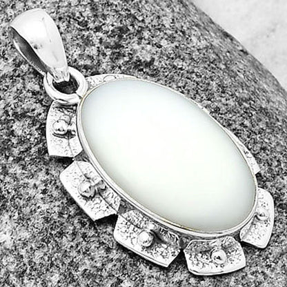 Natural White Opal Pendant P-1485 SDP137676