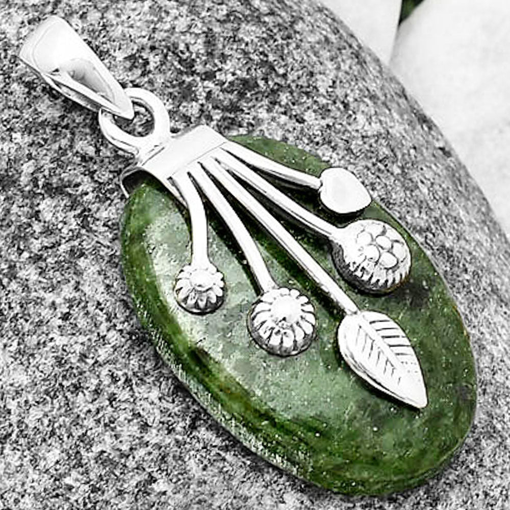 Natural Serpentine Pendant P-1647 SDP137705