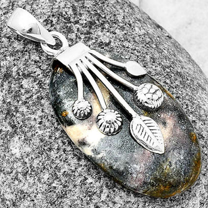 Natural Porcelain Jasper Pendant P-1647 SDP137708