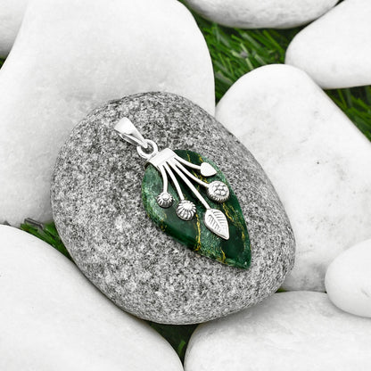 Natural Green Fuchsite Pendant P-1647 SDP137713