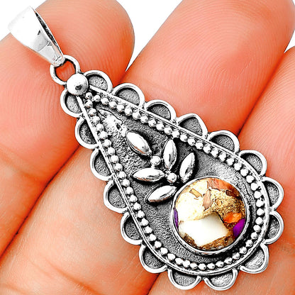 Spiny Oyster Turquoise - Arizona Pendant P-1033 SDP137902