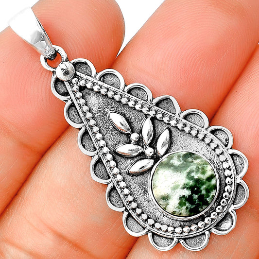 Natural Dioptase Pendant P-1033 SDP137904