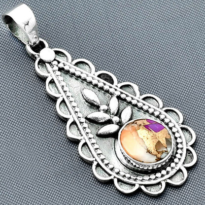 Spiny Oyster Turquoise - Arizona Pendant P-1033 SDP137914