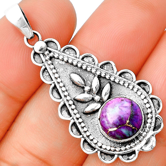 Copper Purple Turquoise - Arizona Pendant P-1033 SDP137918