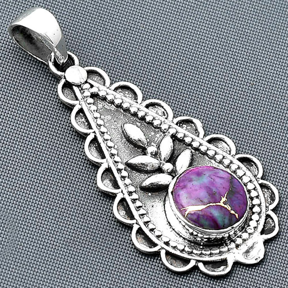 Copper Purple Turquoise - Arizona Pendant P-1033 SDP137918