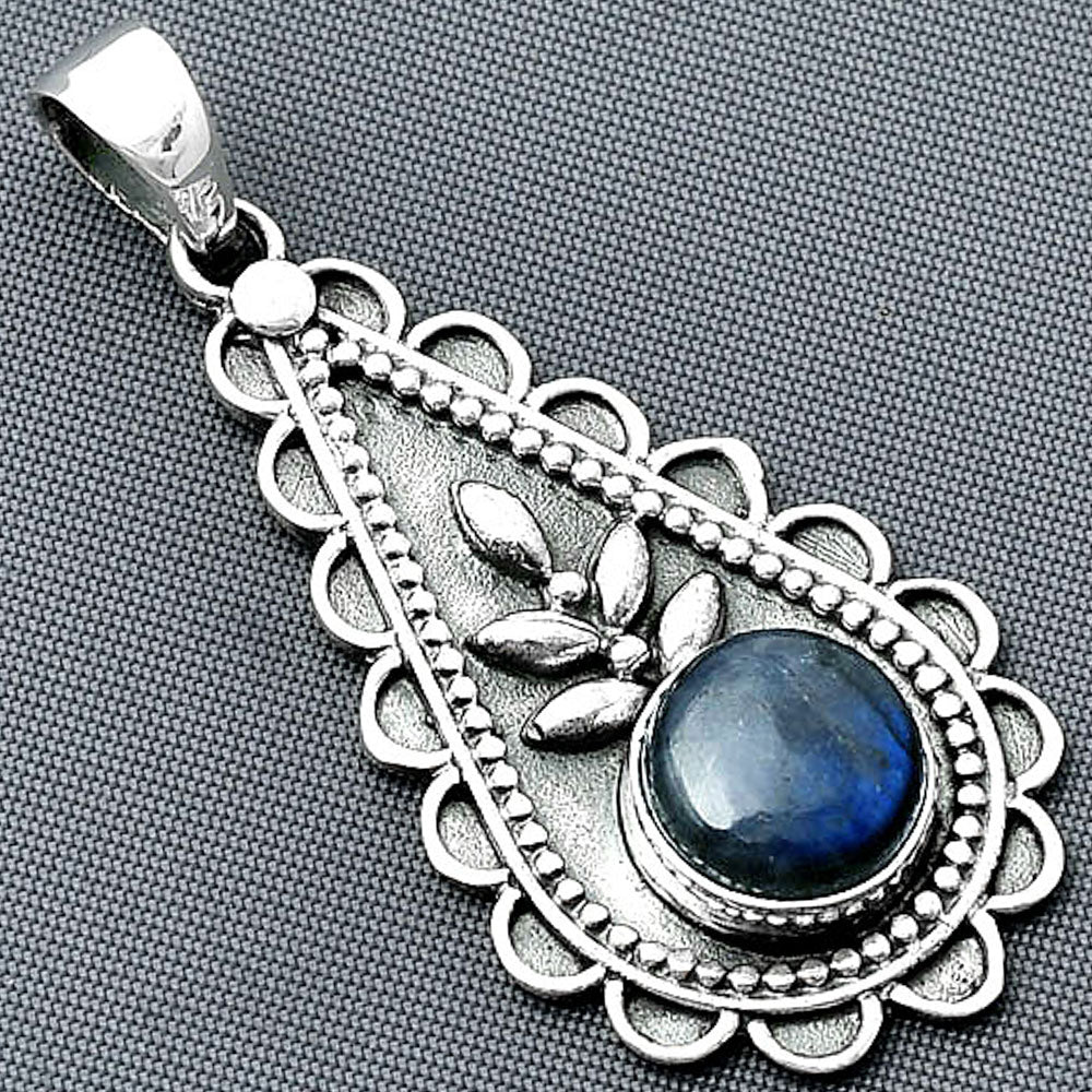 Blue Fire Labradorite - Madagascar Pendant P-1033 SDP137956